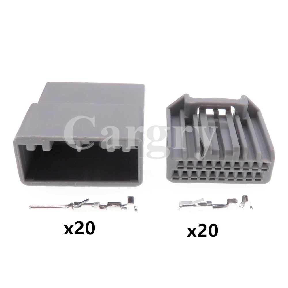 1 Set 20P MX34020PF1 Car Small Power CD Player Connector For Honda MX34020SF1 AC Assembly Automobile Wiring Harness Socket