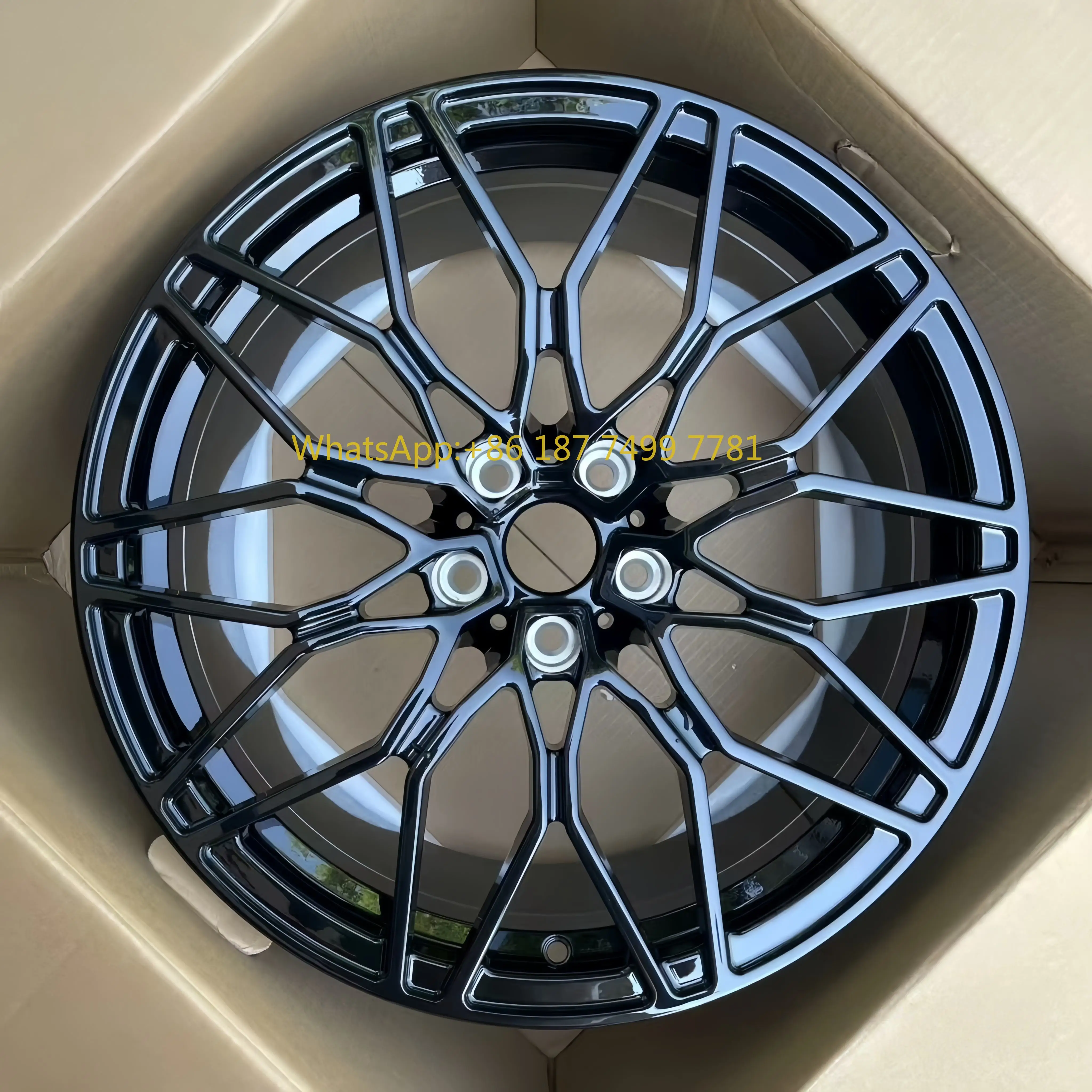 

Hot Sale 19 20 Inch 8.5J 9.5J Gloss Black Forged Wheel Rims for . Car Rims 5*112 Cb66.56 Passenger Car Wheels