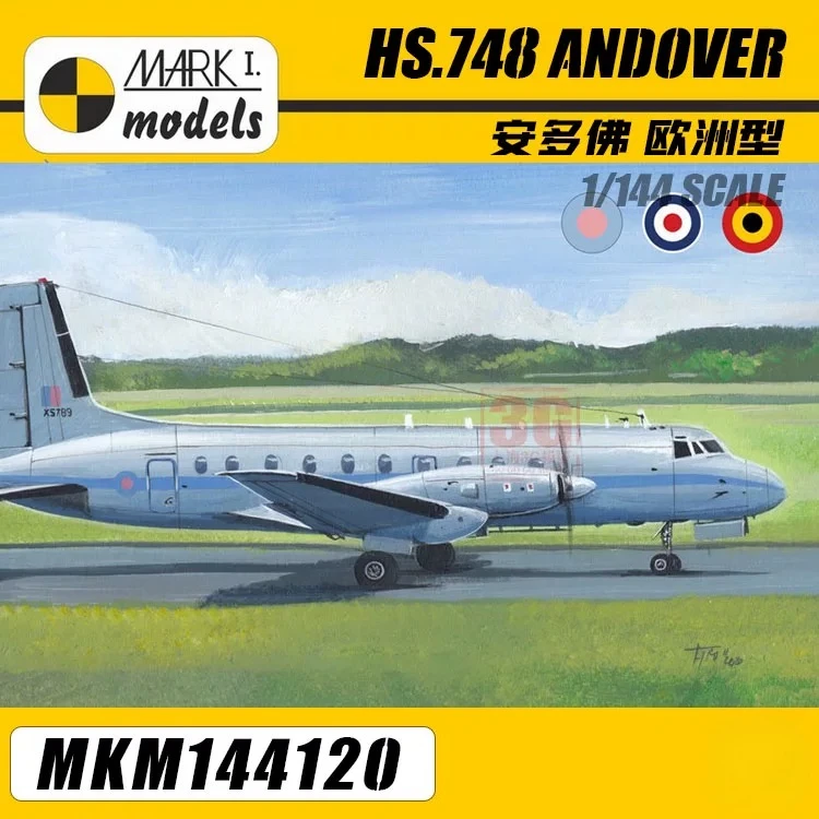 

Mark I Models MKM144120 1/144 HS.748 Andover European Version Aircraft Model Kit