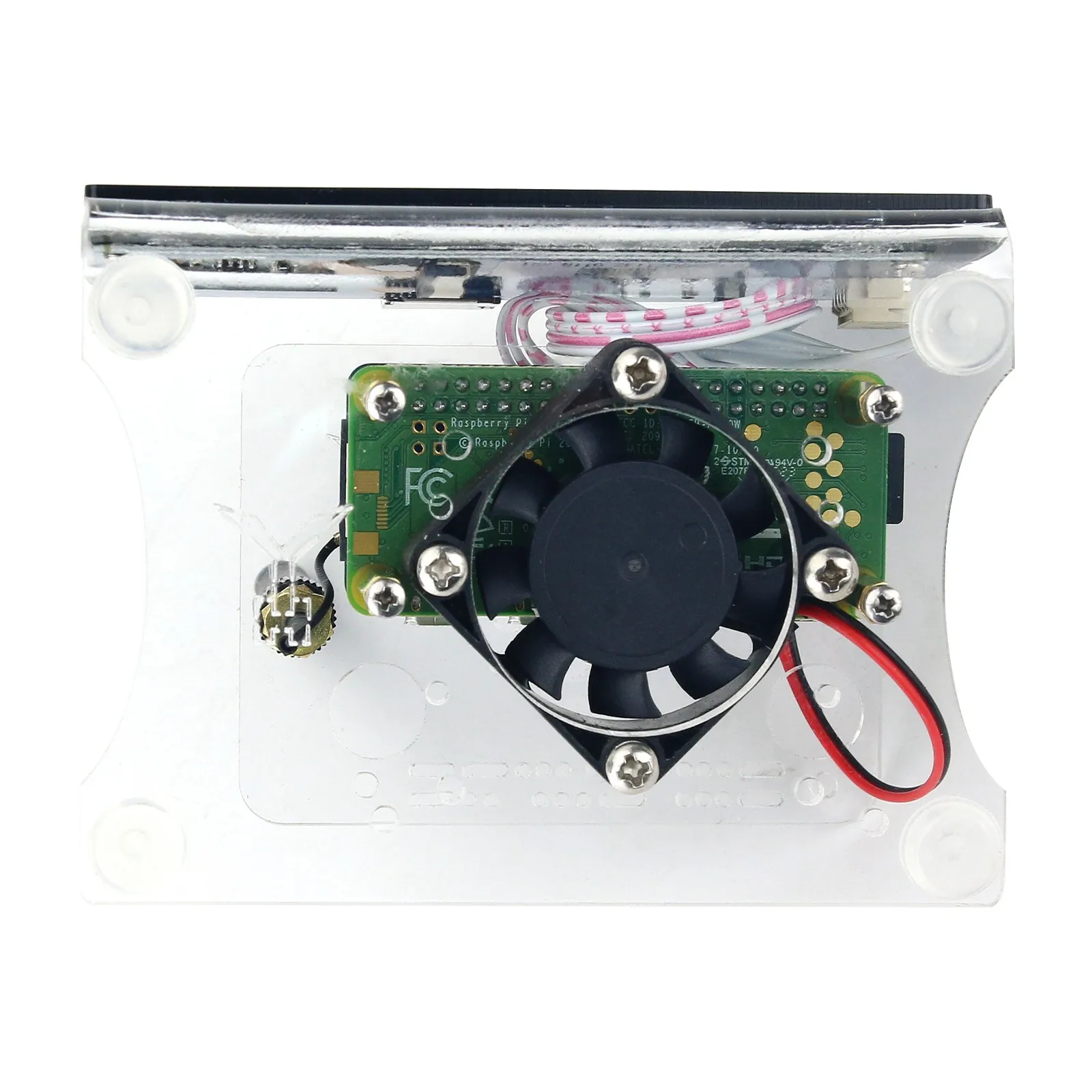 Wishcolor montado MMDVM T11W Simplex MMDVM Hotspot com tela colorida de 3,5 polegadas para modem walkie talkie digital