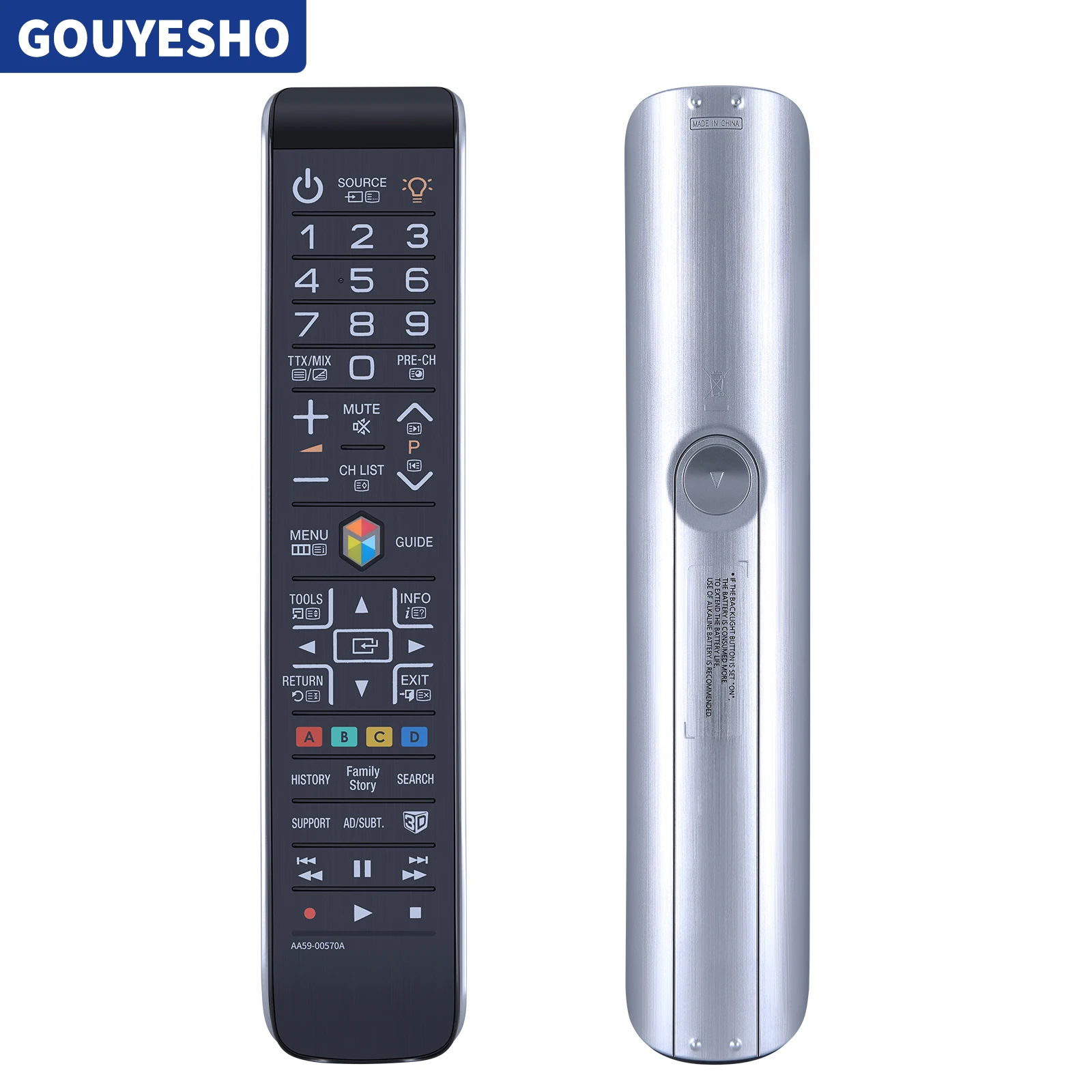 

New Remote Control AA59-00570A For Samsung AA59-00579A AA59-00621A UE46ES6880S UE55ES6990S Smart LED/LCD TV