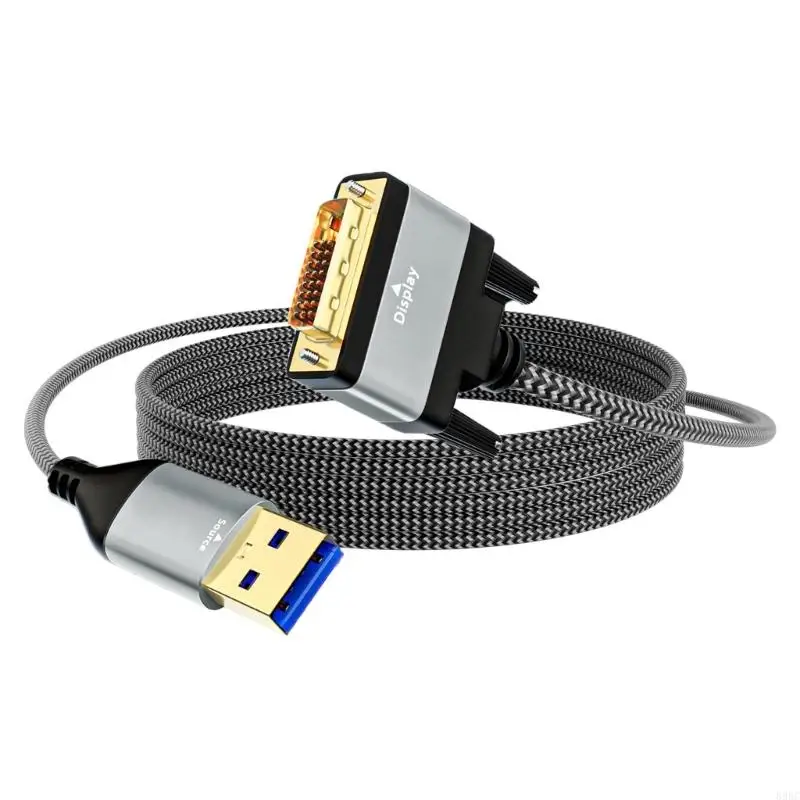 

USB3.0 DVI -мужское на мужское кабельное кабель Fast 5 Гбит / с.