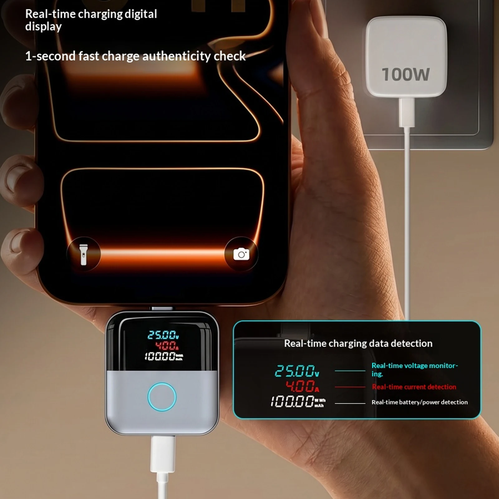 140W Auto Power Off Charger Protector Physical Disconnect Battery Guard for iPhone Android Earphones & All Type-C Devices