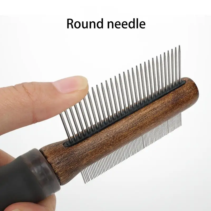 pet knob comb Needle Comb Cat and Dog Hair Removal hard massager for dogs and cats pet Grooming Shedding Pet Supplies