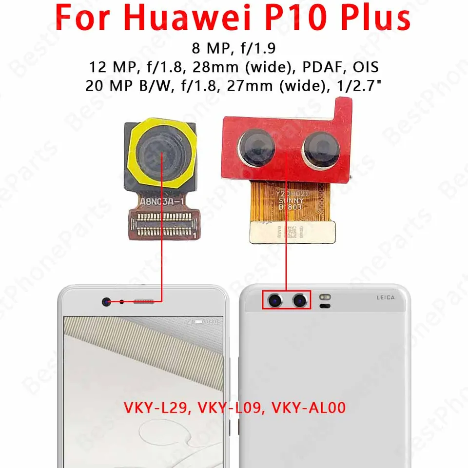 Front and Rear Back Camera For Huawei P10 Lite Plus P10+ P10Lite