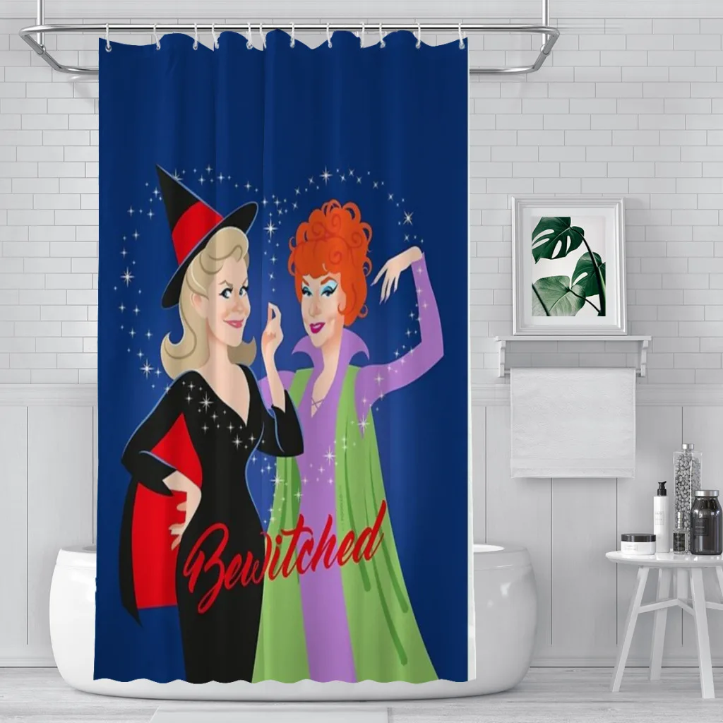 Bewitched Ladies Shower Curtain for Bathroom  Aesthetic Room Decoration