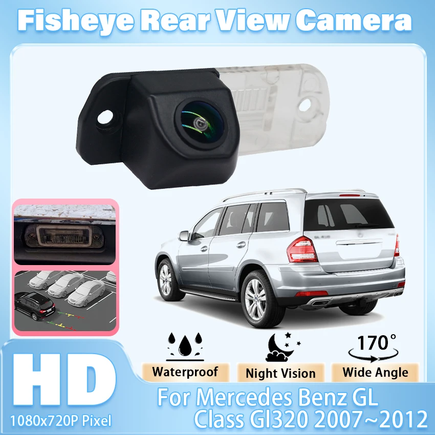 170 °   HD AHD 1080P резервная камера заднего вида для Mercedes Benz R GL SLK Class ML320 350 300 X164 W164 W251 R171 R300 R350 R63 AMG