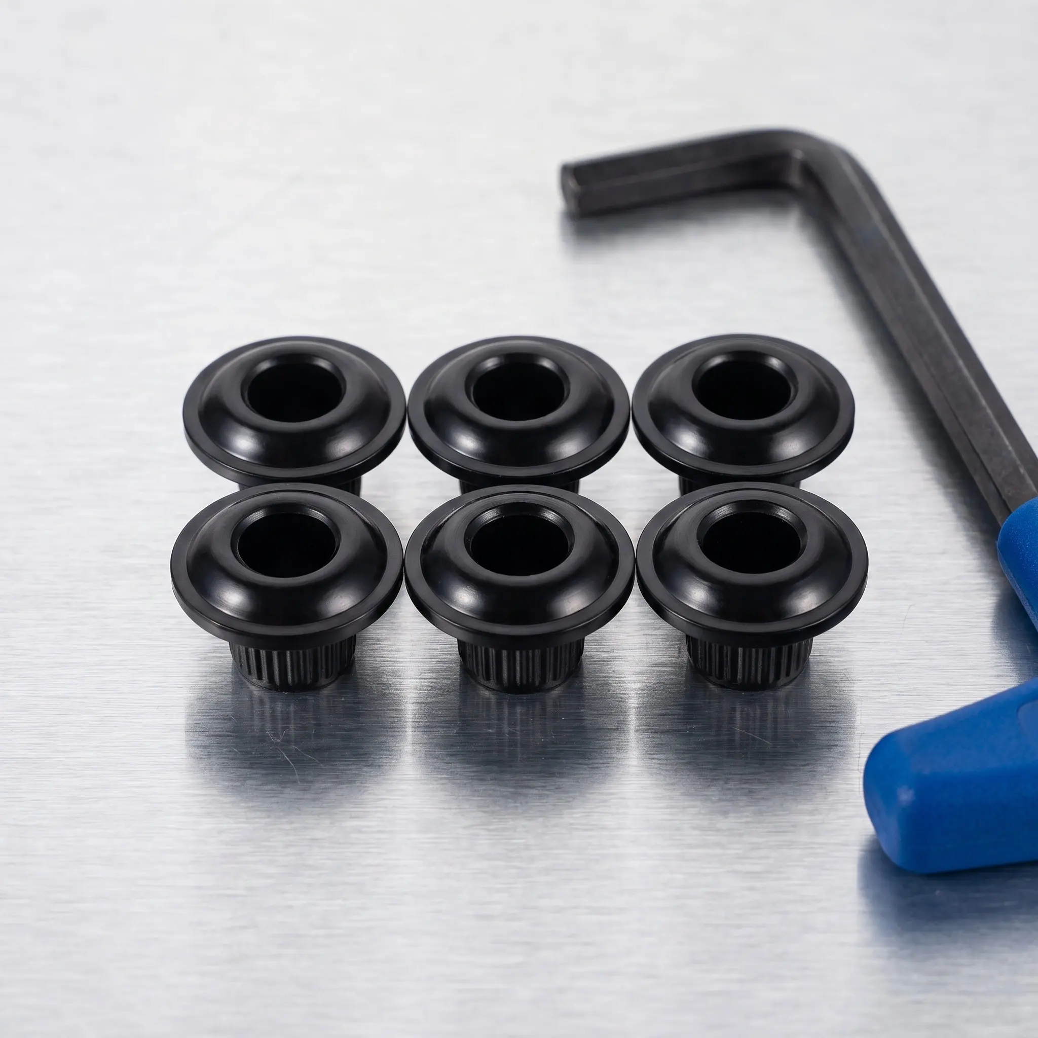 Guitar Tuner Conversion Bushings 6Mm Folk Acoustic Guitar Repair Parts Press Fit Tuning Key Ferrules Replacement Tuner