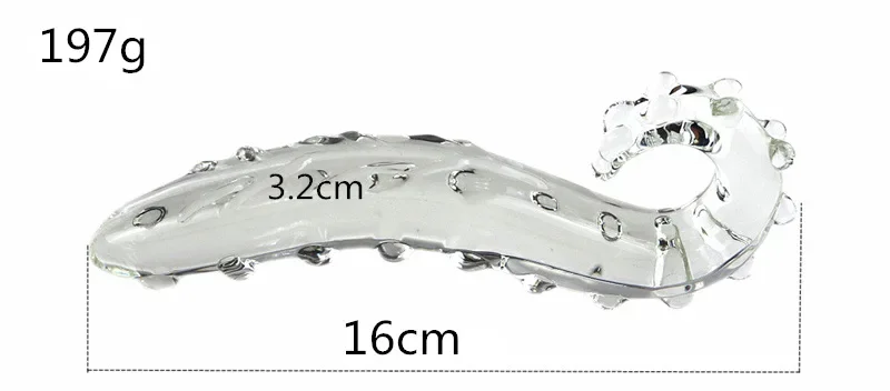 الحمار جهاز تدليك للبروستاتا الزجاج دسار كريستال قضبان اصطناعية واقعية الكبار الشرج بعقب ألعاب جنسية للنساء G-بقعة الاستمناء #6