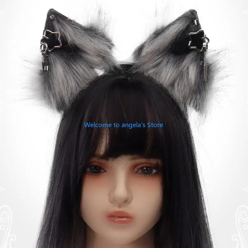 X4YC – casque d'oreille en peluche douce avec Action dynamique, pour enfants adultes