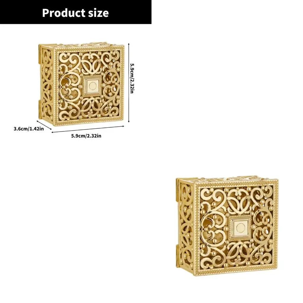 

G6KF Stylish European Plastic Candy Boxes with Lid For Sweet Treat Party