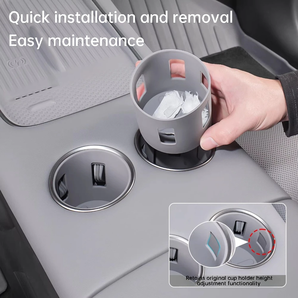 For Nissan N7 Primera Car Center Console Cup Mat Silicone Cup Holder Waterproof Shockproof Interior Modification Accessories