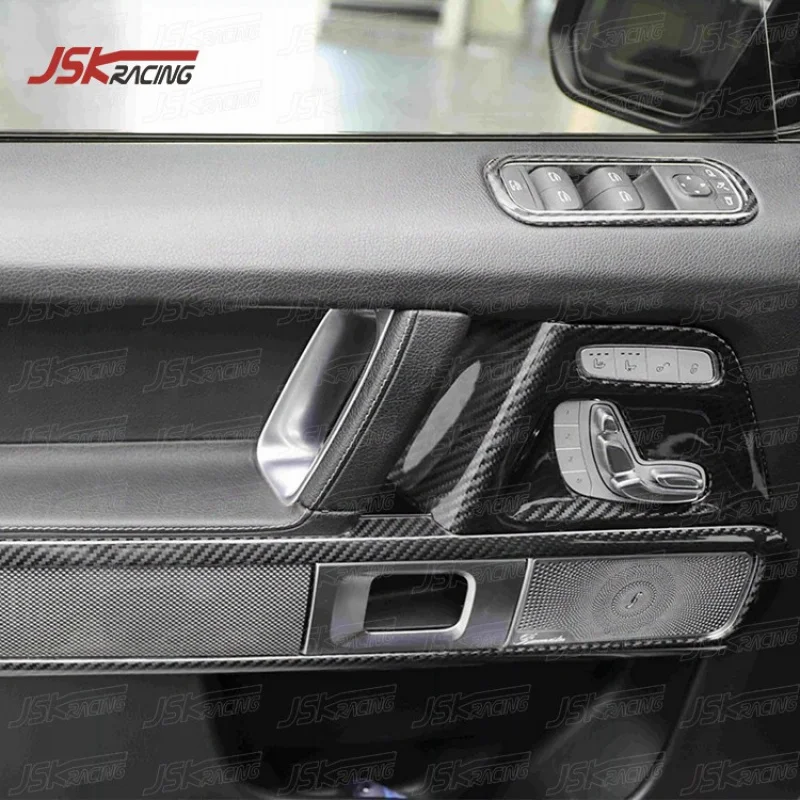 

Dry Carbon Fiber Window Switch Panel For 2018-2022 Mercedes Benz G-Class W464 G500 AMG G63