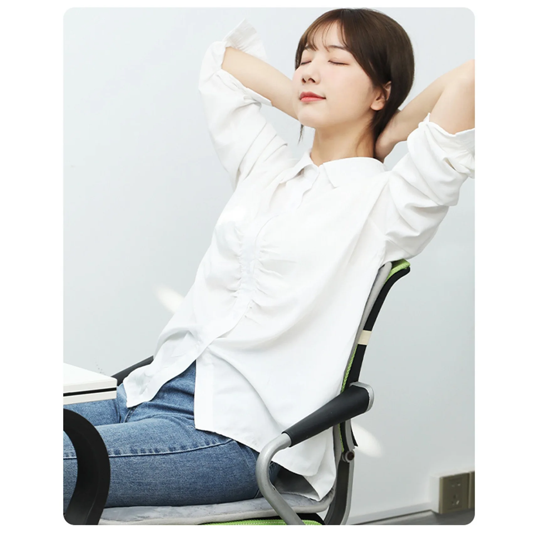 BUY AA457~^*Heating Cushion Seats Pad Warmer 43x90cm with USB Cable Fast-Heating Electric Winter Warm Adjustable Temperature