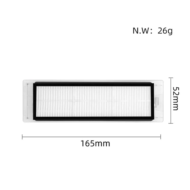 For Xiaomi Roborock S5 S50 S55 S502-02 S5 Max S6 S6 MaxV S6 Pure E4 E5 Robot Vacuum Spare Parts Main Brush Washable Hepa Filter