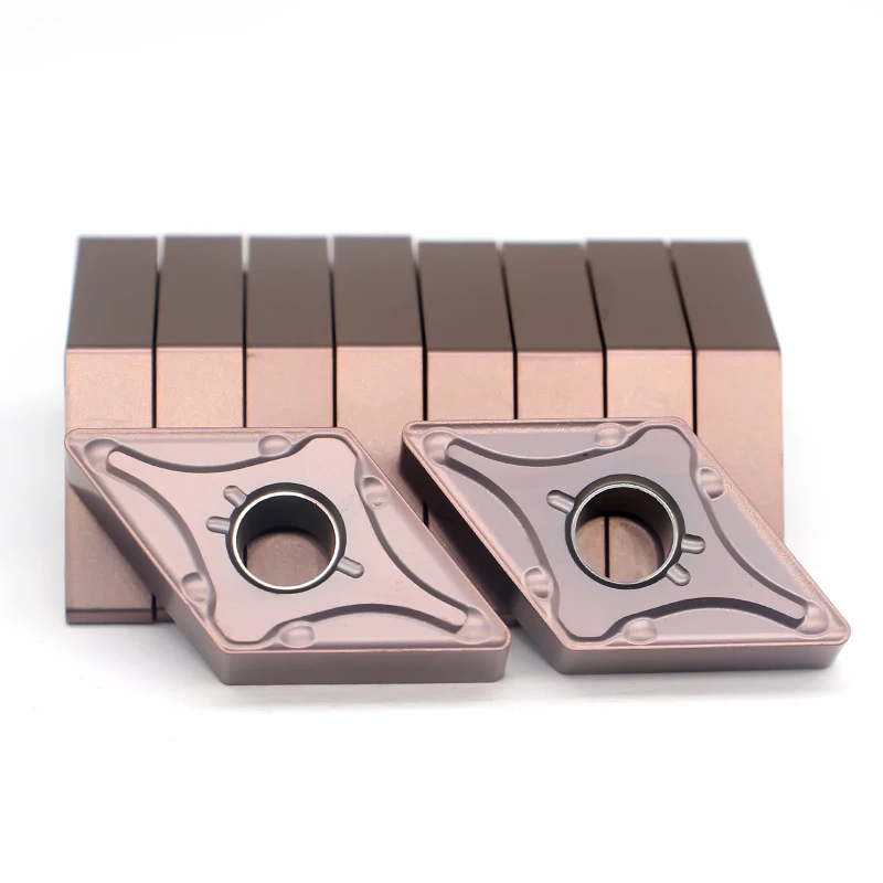 Imagem -02 - Inserções de Carboneto Lâmina de Torneamento Externa Ferramentas de Torno Cnc Aço Inoxidável 10 Pcs Dnmg150408 ma Lp8015