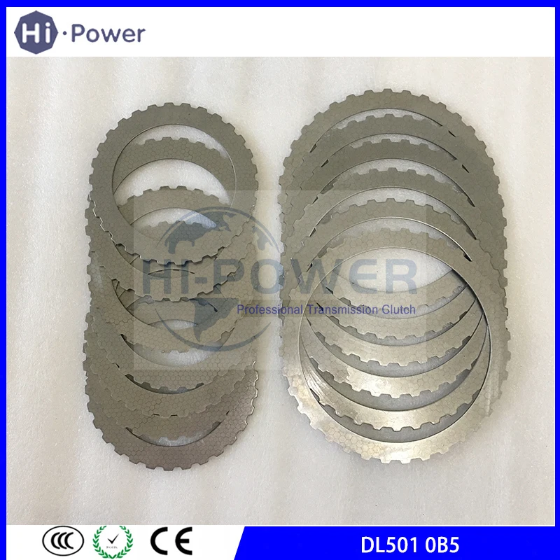 

12PCS DL501 0B5 Transmission Clutch Plates Steel Disc Kit For Audi A4 A5 A6 A7 Car Accessories Gearbox Automatic Parts