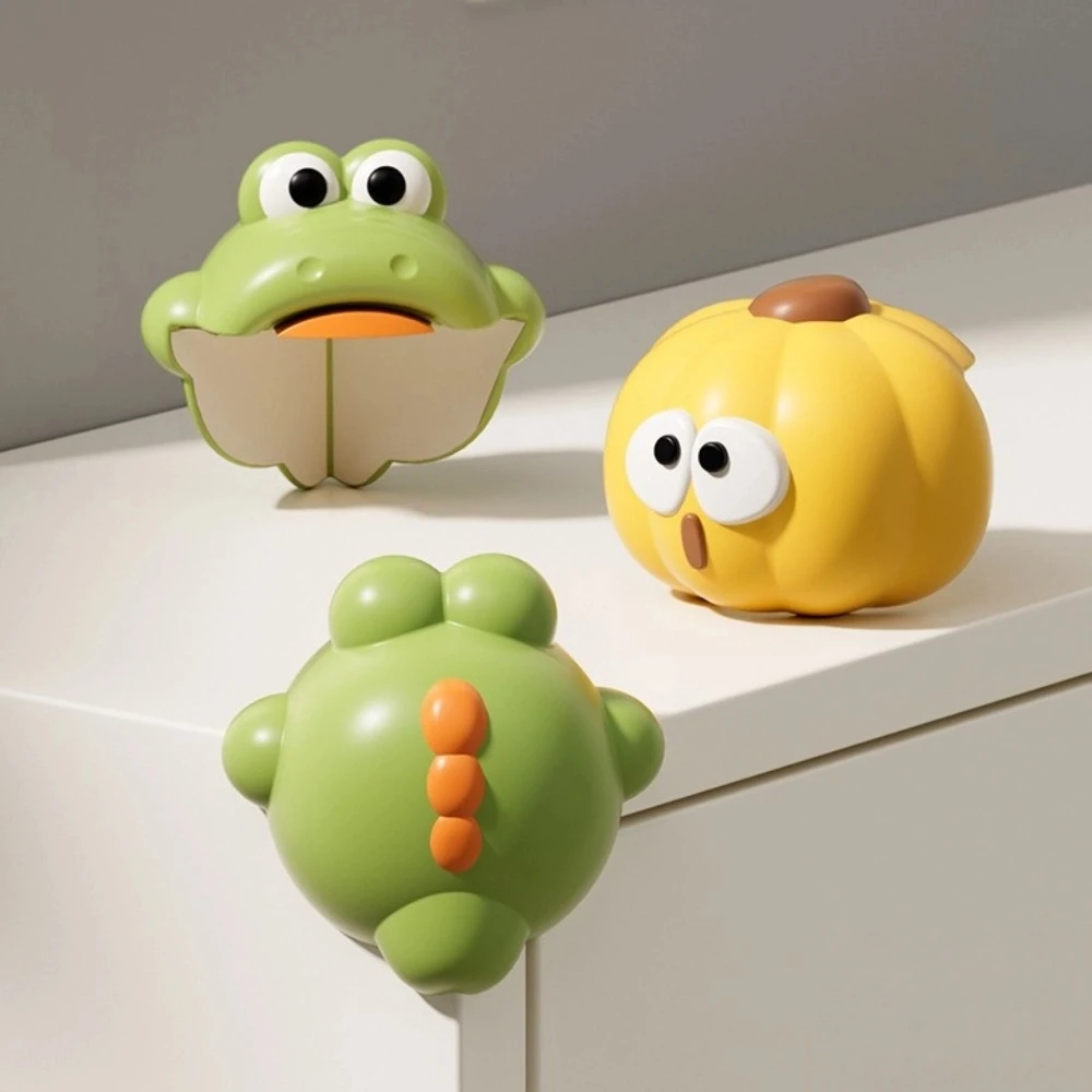 

4pcs New Soft Silicone Table Corner Cover Cute Crocodile Pumpkin Desk Edge Protector & Anti-collision Safety Protector