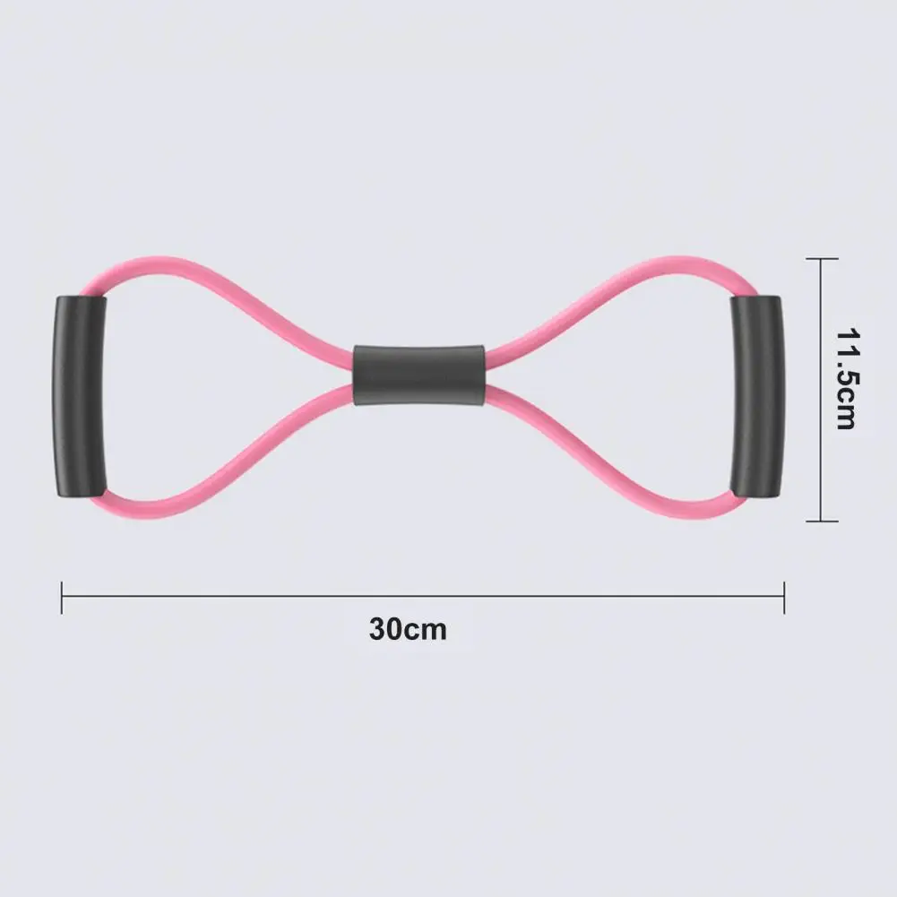 1 Pcs 8-shaped Puller Yoga Band Exercise Equipment Exercise Band for Arm Shoulder Back Training Stretching Workout