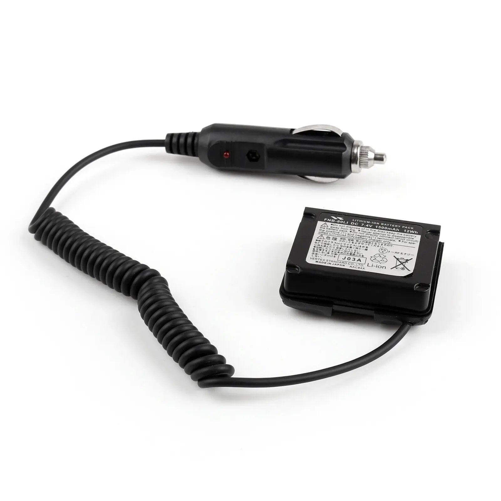 Car Charger Cigarette Lighter Adapter For Yaesu VX-7R VX-6R VX-5R Radio