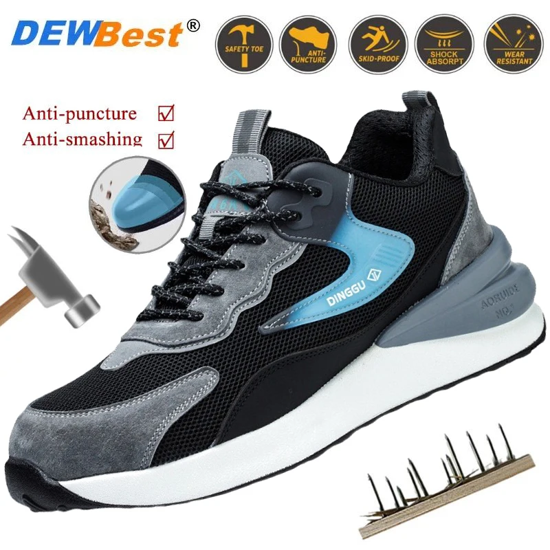 New lightweight breathable electrician insulated shoes 6kv protection anti-smash anti-puncture men\'s anti-odor work shoes