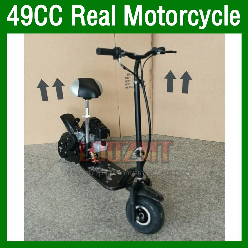 Mini Motorcycle 2 Stroke 49CC 50CC ATV off-road Real Superbike Moto bike Gasoline Power Racing Autocycle Small Autocycle Scooter