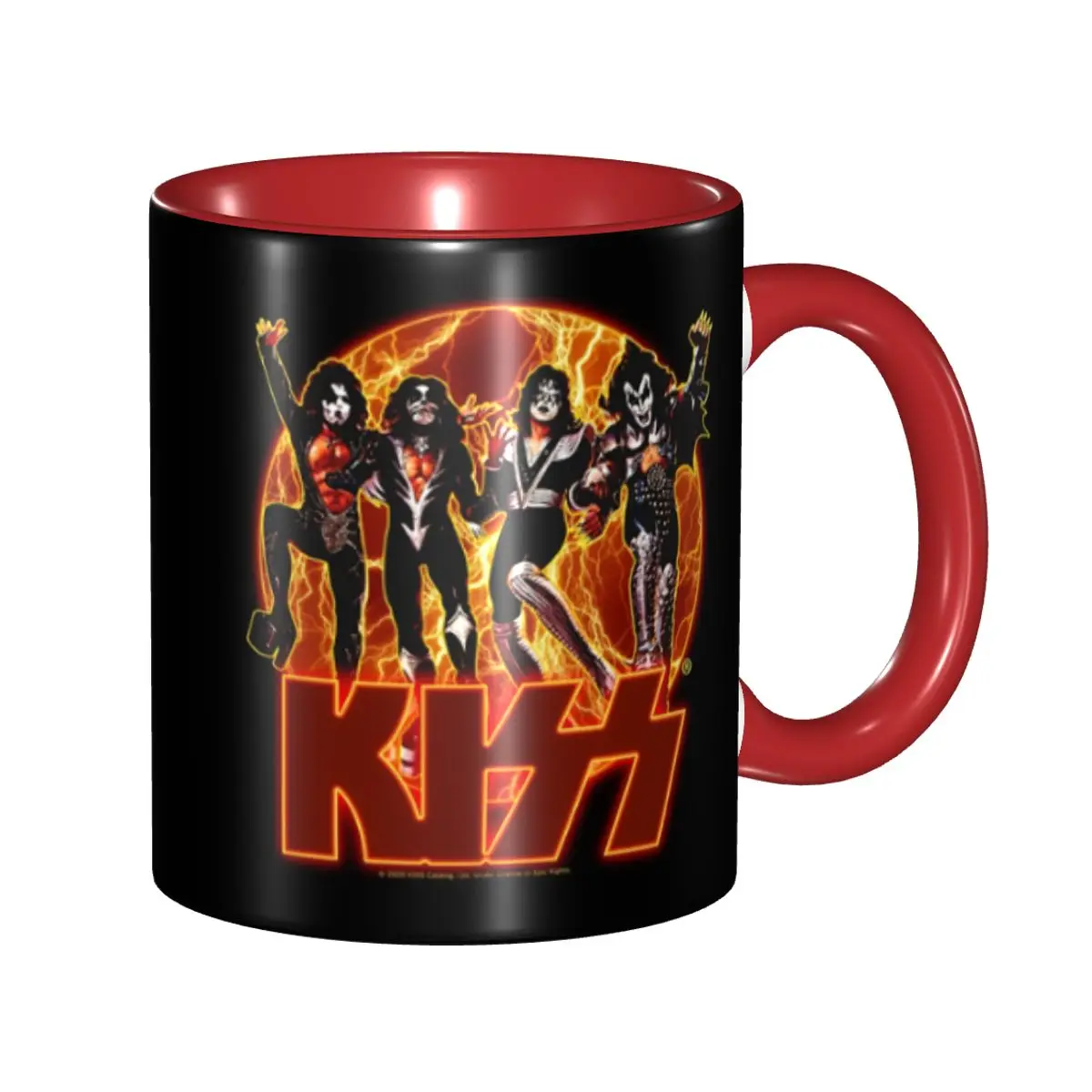 

Heavy Metal Rock Band Kiss Mugs Personalized Coffee Ceramic Mug Creative Present