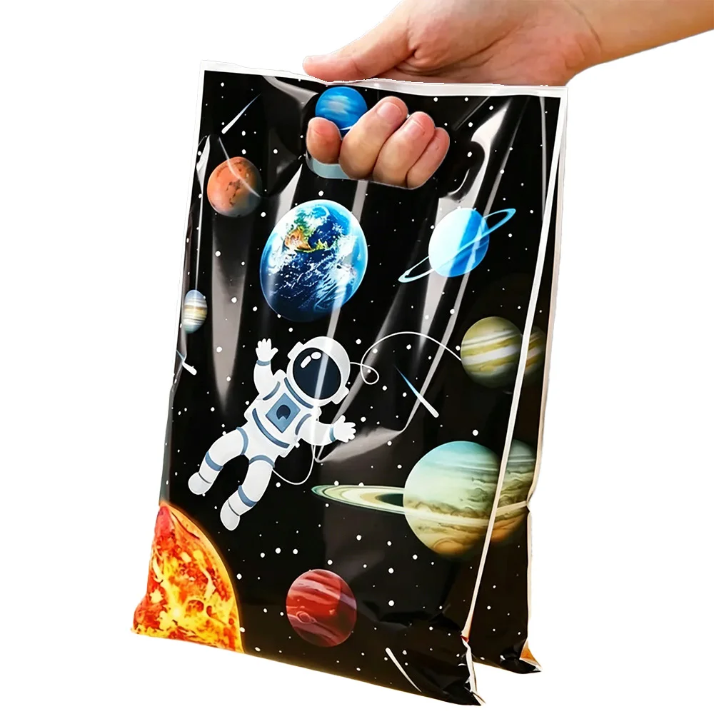 Geschenktüten mit Weltraum-Astronauten- und Planetenmotiv, Süßigkeitentüten, Gastgeschenke für Weltraum-Geburtstage, Dekoartikel für Weltraum-Geburtstagsfeiern – Detail 7