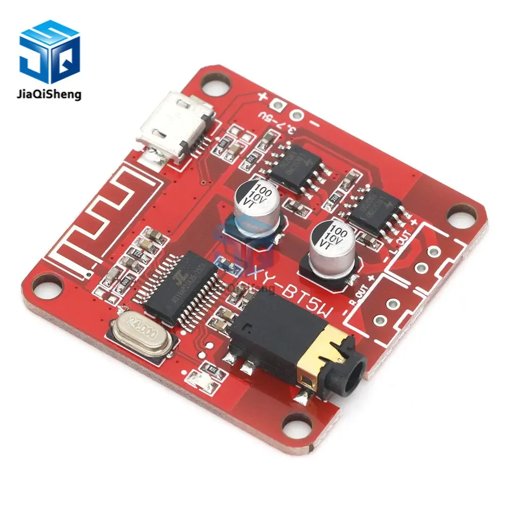 XY-BT5W DC 3.7~5V Bluetooth 5.0 Audio Receiver 5w+5w Stereo Power Amplifier Board