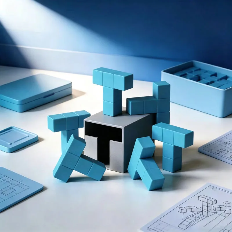 Satisfying 3D Printing Toys 6T Brain Teaser Puzzles Boxes for Adults & Kids IQ Challenge Logic Problem Solving Educational Gifts