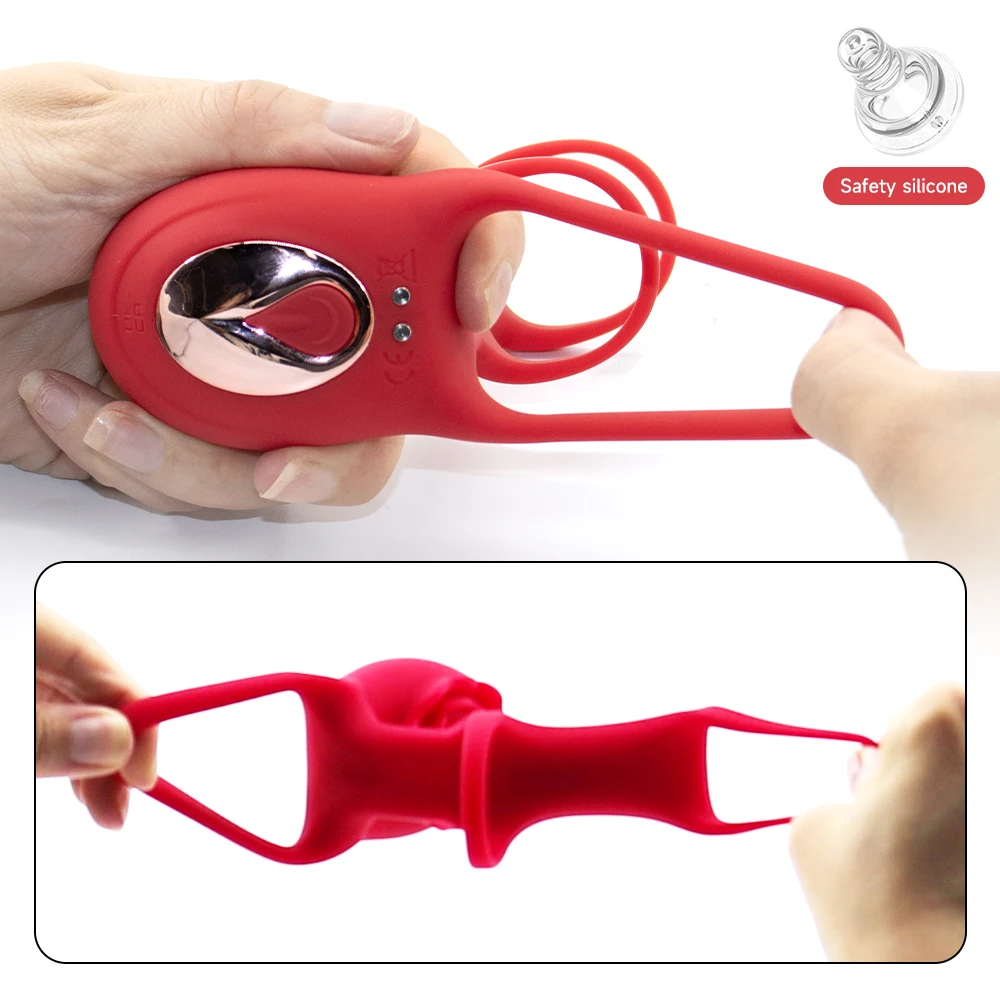 APP Remote Control Vibrating Cock Ring Penis Sleeve Rose Clitoral Stimulator Delay Penis Rings Vibrator Sex Toys for Men Couples - Image 5