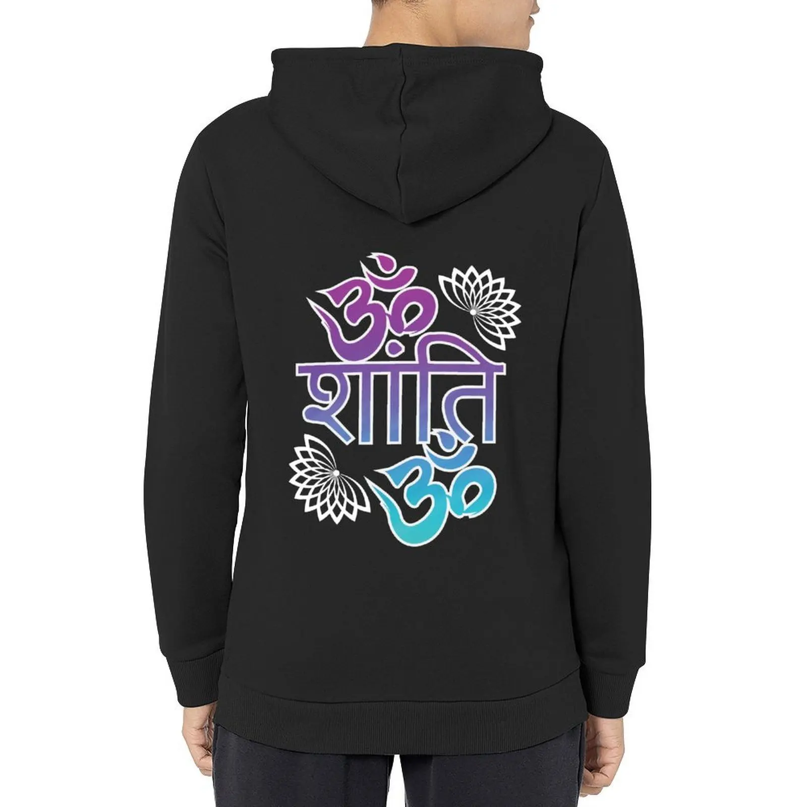 

Om shanti - yoga design! Hoodie men's coat anime clothes men's autumn clothes men's clothing pullover hoodies