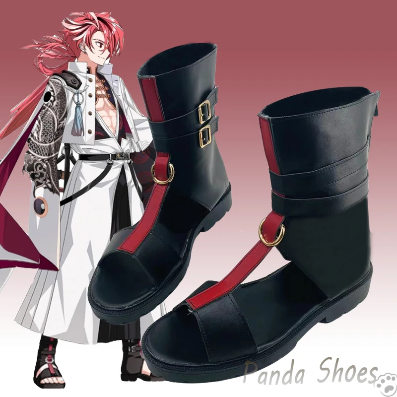 Fate Grand Order Takasugi Shinsaku Cosplay Shoes Anime Game Cos Comic Cosplay Costume Prop Shoes for Con Halloween Party