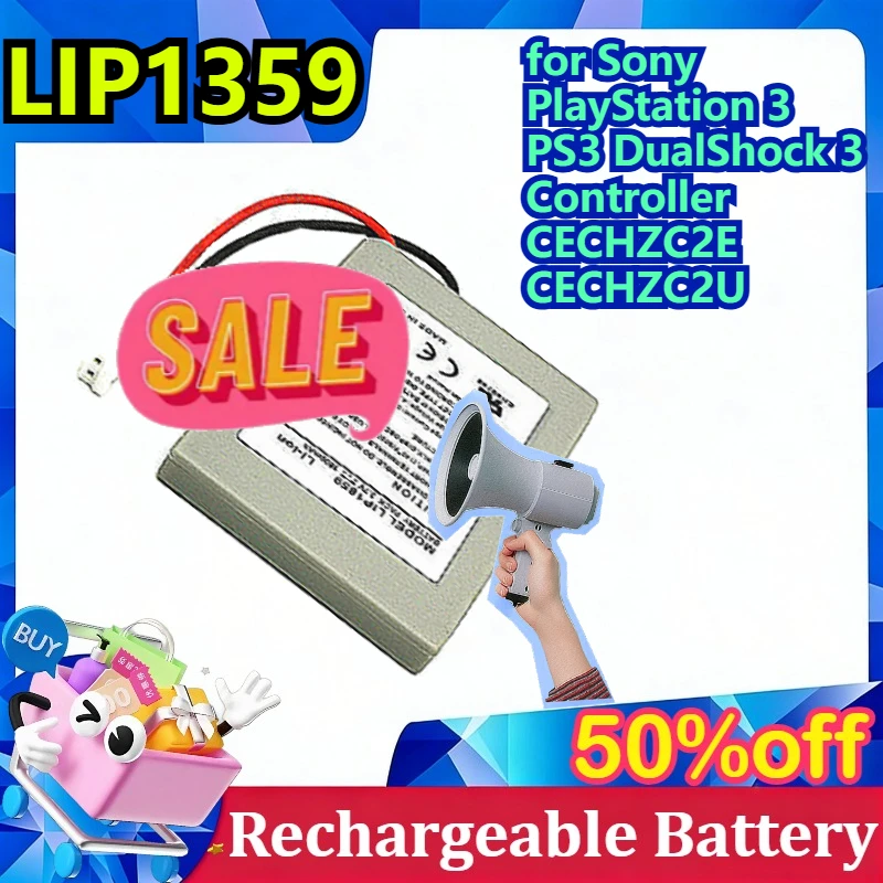 

LIP1359 Rechargeable Battery for Sony PlayStation 3 PS3 DualShock 3 Controller CECHZC2E CECHZC2U