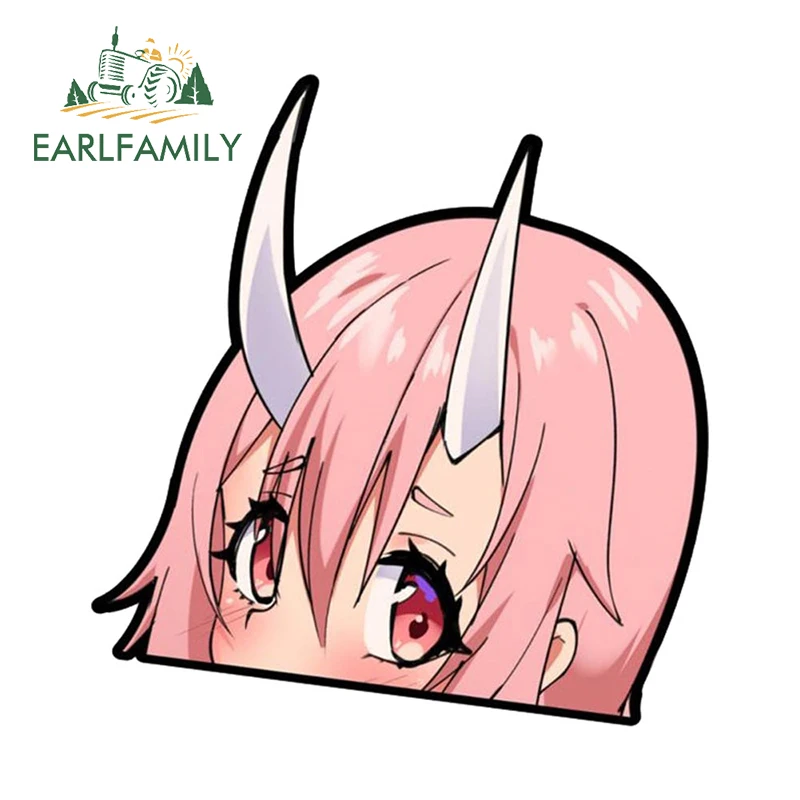 EARLFAMILY 13cm x 12.3cm for Shuna That Time I Got Reincarnated As A Slime Car Stickers Vinyl Scratch-Proof Decals Car Label