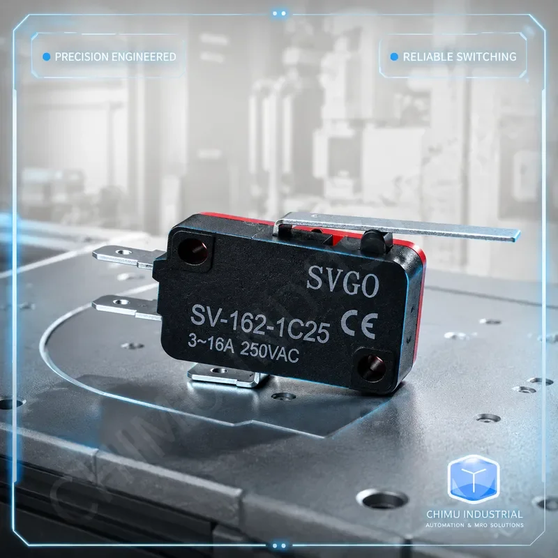 【CHIMU INDUSTRIAL】 SV-162-1C25 Switch 250VAC 3 Pin Automatic Reset Touch Switch Factory Direct