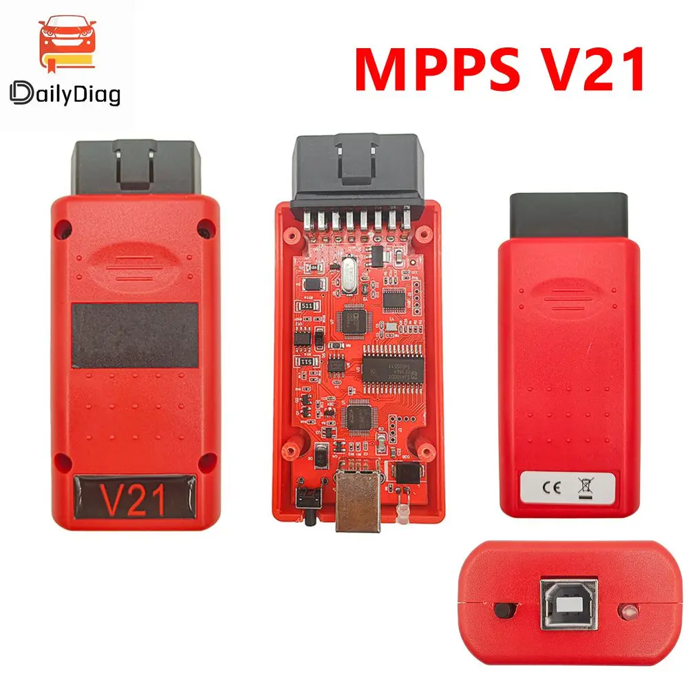 

MPPS V21 Unlock Version with Breakout Tricore Cable OBD2 ECU Chip Tuning Scanner Tool