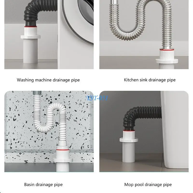 E15A Simple Installation Drain Trap Effective Drain Deodorizer Convenient Drain Solution ABS Drain Odors Seal Stop odors
