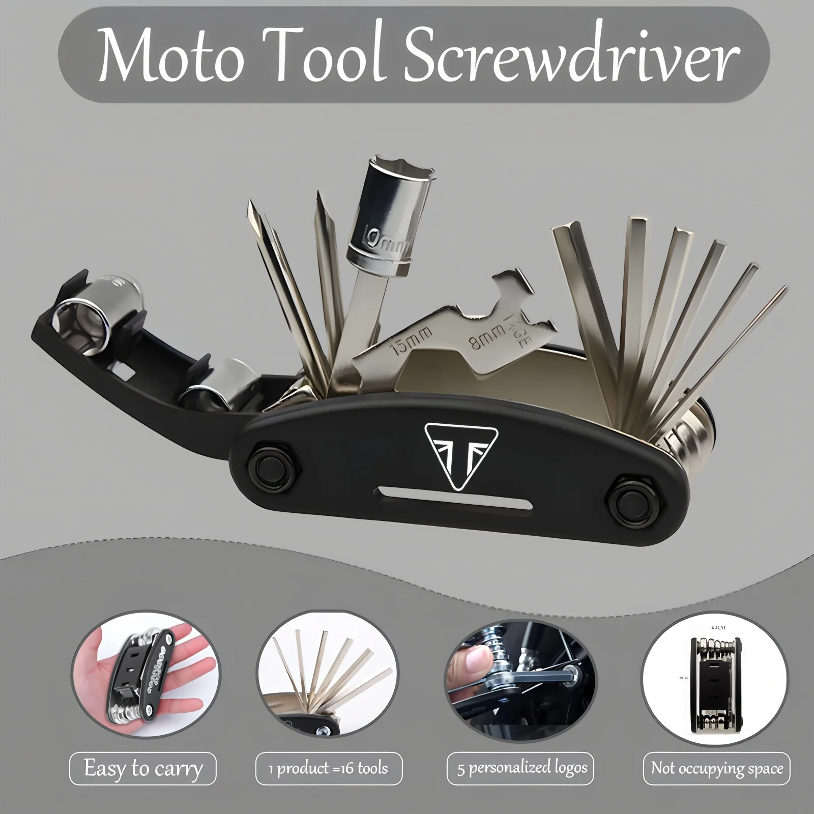 

For Tiger 660 800 900 GT PRO Rally Explorer 1200 1200 XCA XC Motorcycle Multi Tool Repair Screw Driver Set