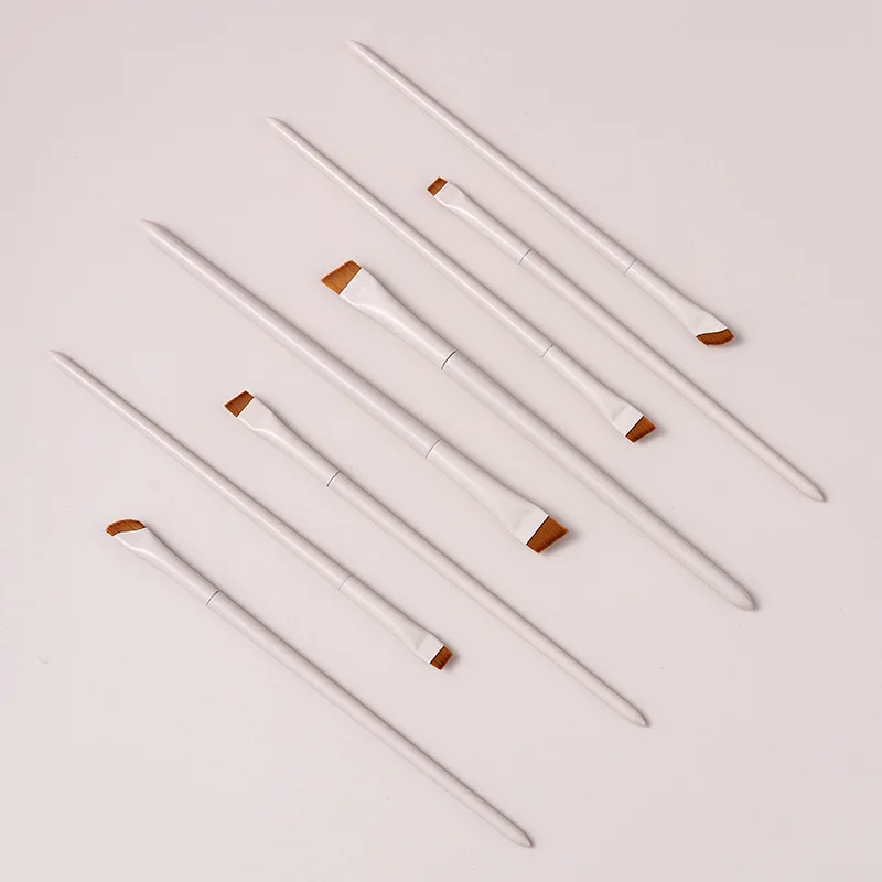 Pincel de Delineador Upgrade Blade Ultra Fino com Ângulo Plano para Sobrancelhas e Maquiagem Precisa