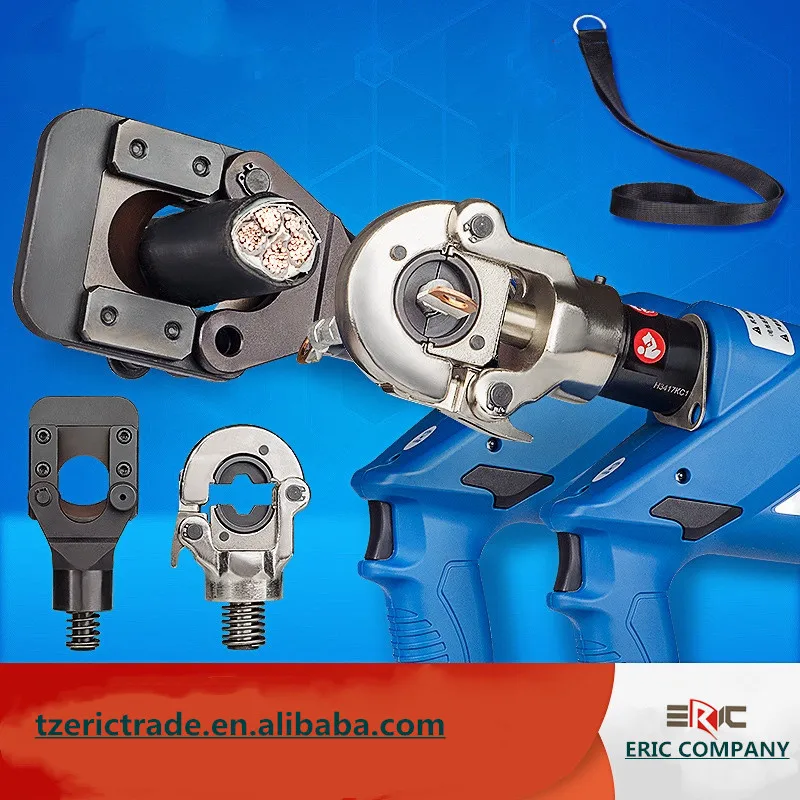 プロプレス16-300m電動油圧工具バッテリー式ケーブルラグ端子ワイヤー圧着機11個のダイス鋼切断工具