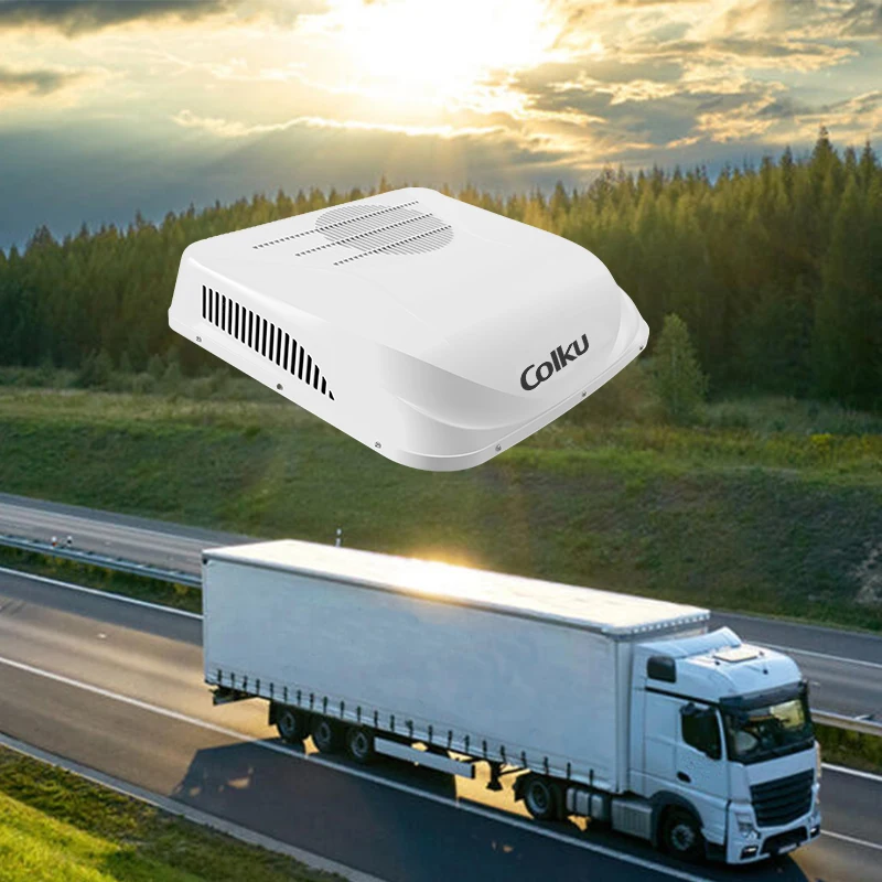 Aire Acondicionado de Estacionamiento HT28 de 2600W con Enfriamiento Rápido de 24V y Compresor de Doble Rotor para Camión