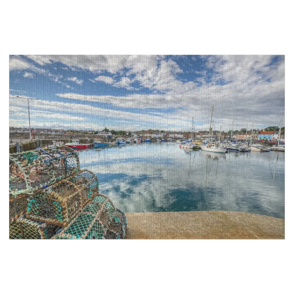 

Anstruther Harbour In Fife Scotland Jigsaw Puzzle With Photo Personalised Toys Puzzle