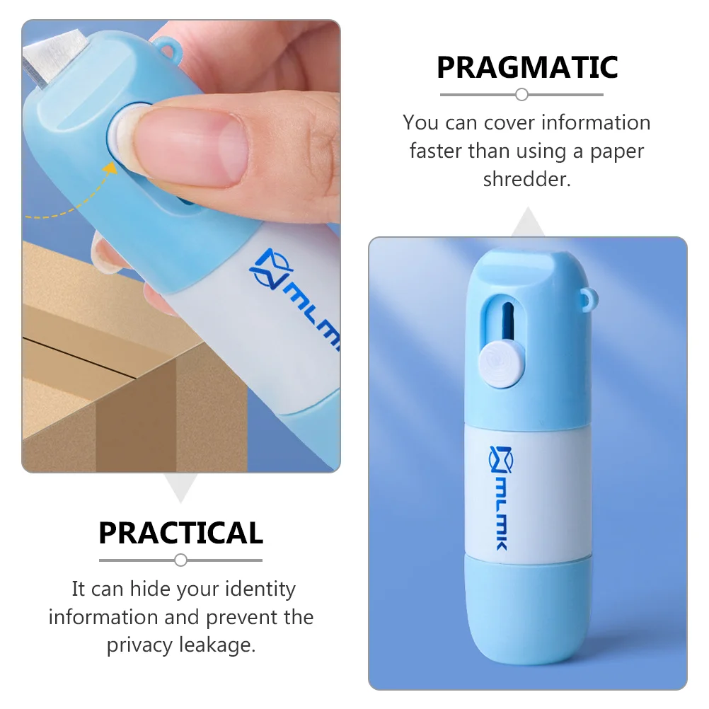 Correction Fluid Privacy Security Stamp Identity Protection Theft Prevention Blocker Address