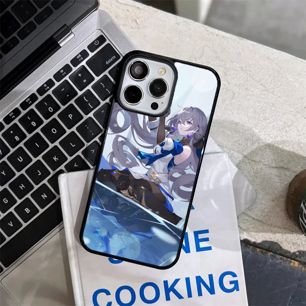 Anime Game Honkai Star Rail Bronya Phone Case Strong Magnetic For IPhone 15 14 13 Pro Max 11 12 Mini Alex Mirror For Magsafe