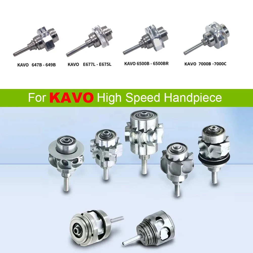 

KAVOKA/VO Dental Ceramic Cartridge Rotor 645B 507C 636C E677L All Model High-speed Air Turbine Handpiece Spare Parts Accessories