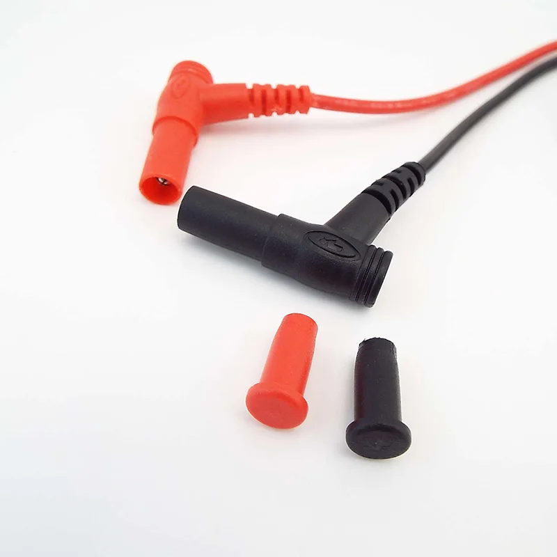 Dual Head 20A Alligator Clip to 4mm Banana Plug Test Cable Lead Wire Connector Probe Crocodile Clips For Multimeter Measure Tool