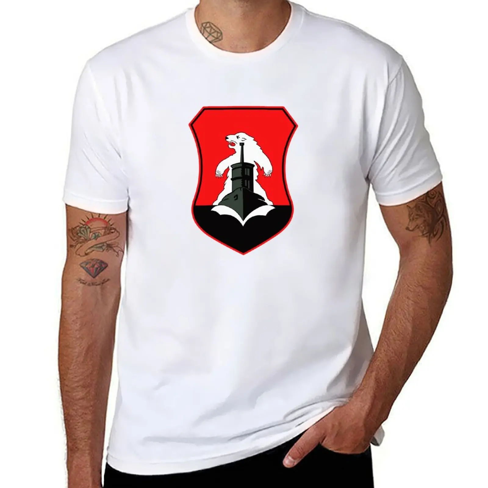 

Kriegsmarine U-boat U-251 - The Polar Bear- Clean Style T-Shirt man tshirt cotton t shirt man T-Shirt
