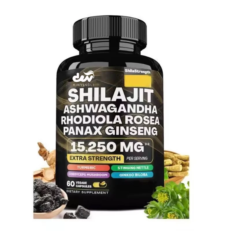

Shilajit для мужчин/женщин - Shilajit Pure Himalayan Organic, капсулы Shilajit - 60 капсул