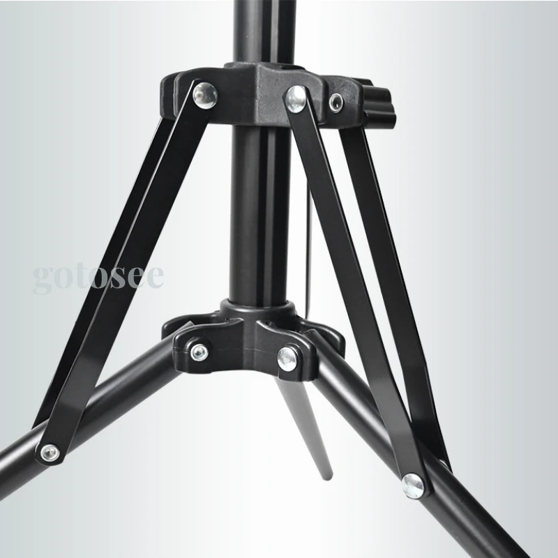 Tripod dudukan ponsel lipat ulang, dudukan ponsel 160cm Aluminium Aloi portabel stabil dapat ditarik kembali untuk kamera DSLR